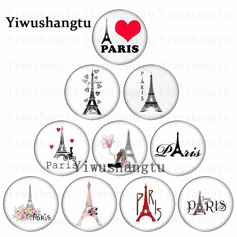 Jewelry Making Paris - Sweet romantic love Paris tower 12mm/20mm/25mm/30mm