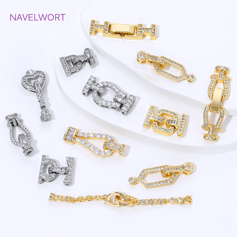 Jewelry Making Supplies - 18K Gold Plated Brass Jewelry Clasps