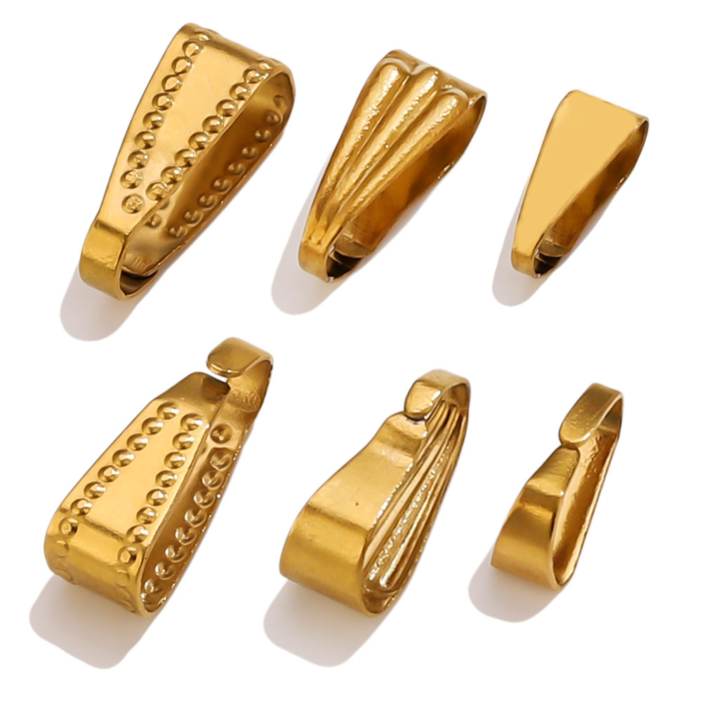 50pcs Gold Color Stainless Ste - Jewelry Making Materials Wholesale 评论和价格