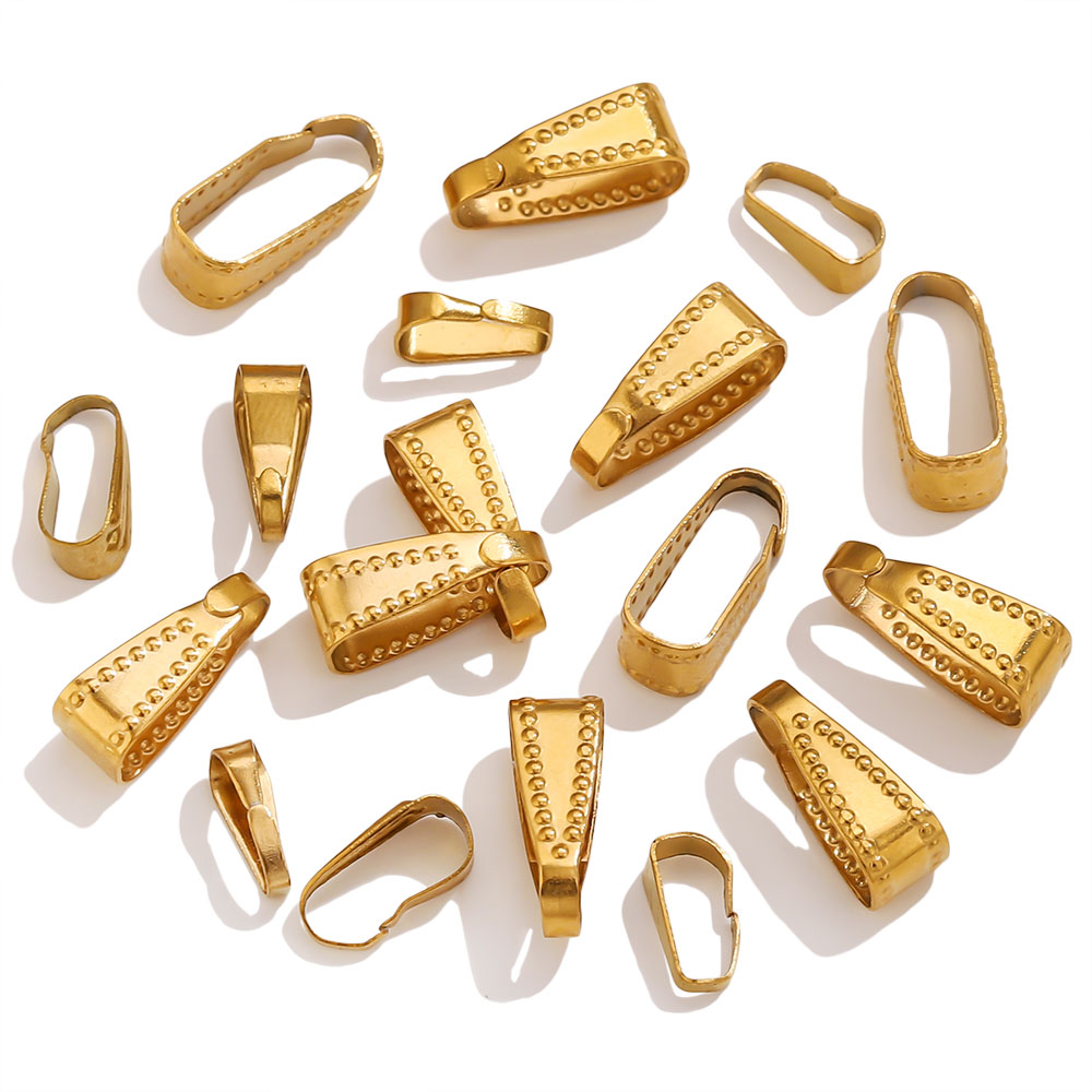 50pcs Gold Color Stainless Ste - Jewelry Making Materials Wholesale 评论和价格