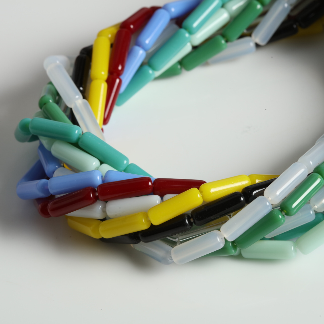 50-400pcs 4x13mm Solid Color L - Seed Bead Tube 评论和价格