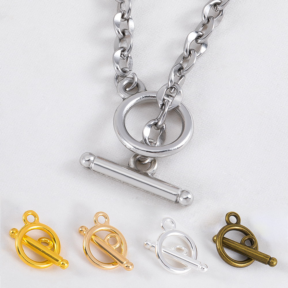 10Sets/lot Metal OT Clasps Con - Jewelry Making Supplies 评论和价格