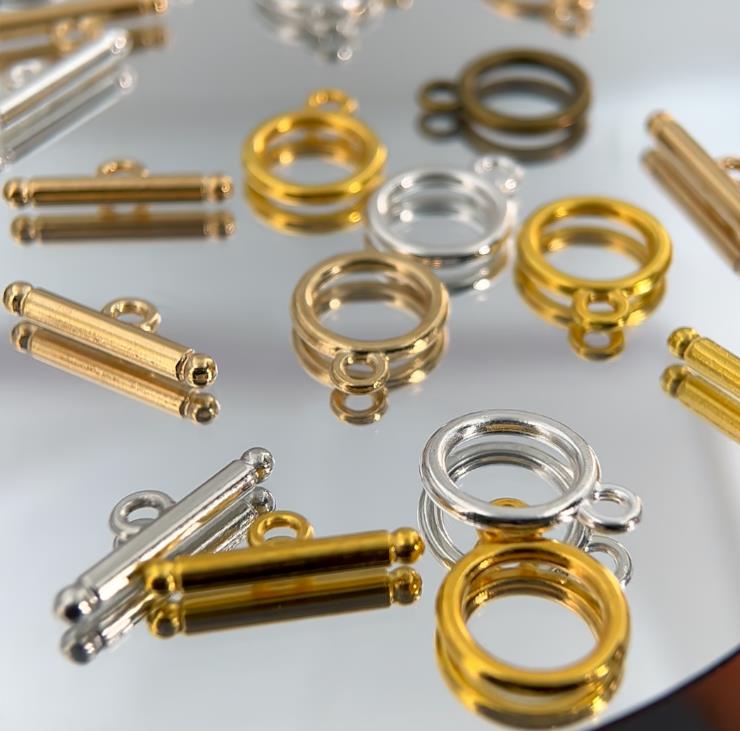 10Sets/lot Metal OT Clasps Con - Jewelry Making Supplies 评论和价格