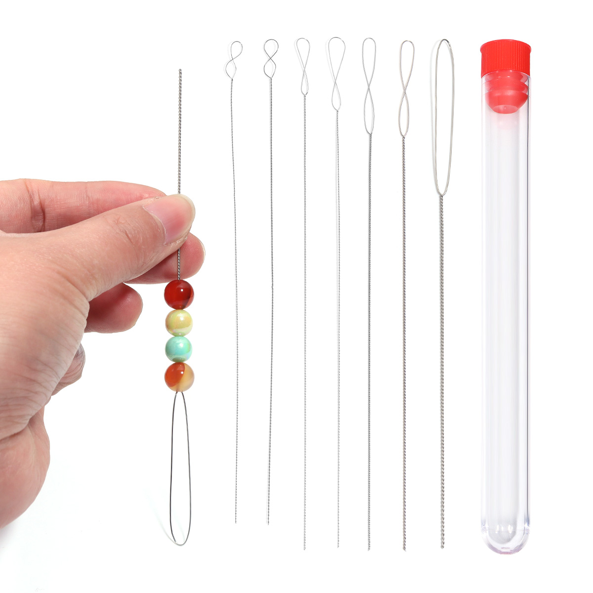 5/7Pc Stainless Steel Bead Nee - Beading Needle Fine 评论和价格