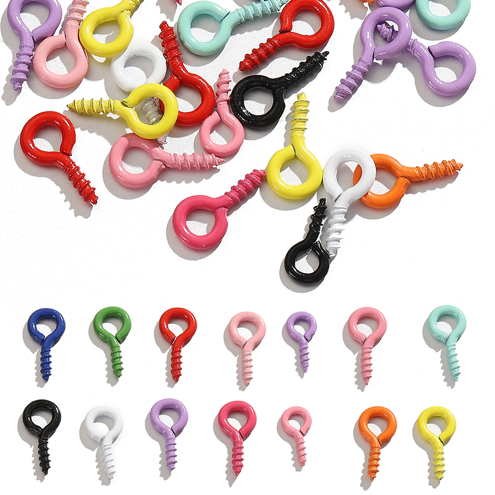100pcs Color Small Spiral Shee - Jewelry Making Materials Wholesale 评论和价格