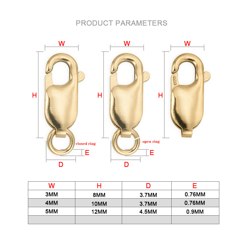 Lobster Clasp 14K Gold Filled  - Jewelry Making Supplies 评论和价格