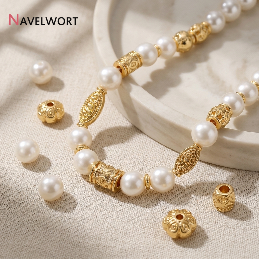 14K Gold Plated Brass Metal Tu - Crimp Bead Tube 评论和价格