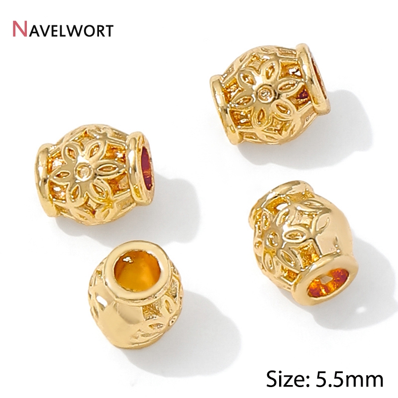 14K Gold Plated Brass Metal Tu - Crimp Bead Tube 评论和价格