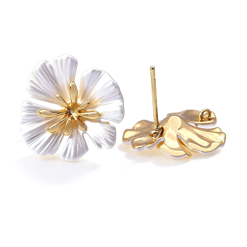 4PCS 18K Gold Color Brass Flow - Jewelry Making Gold 评论和价格