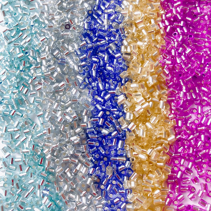 2mm Glass Seed Loose Beads Sil - Seed Bead Tube 评论和价格