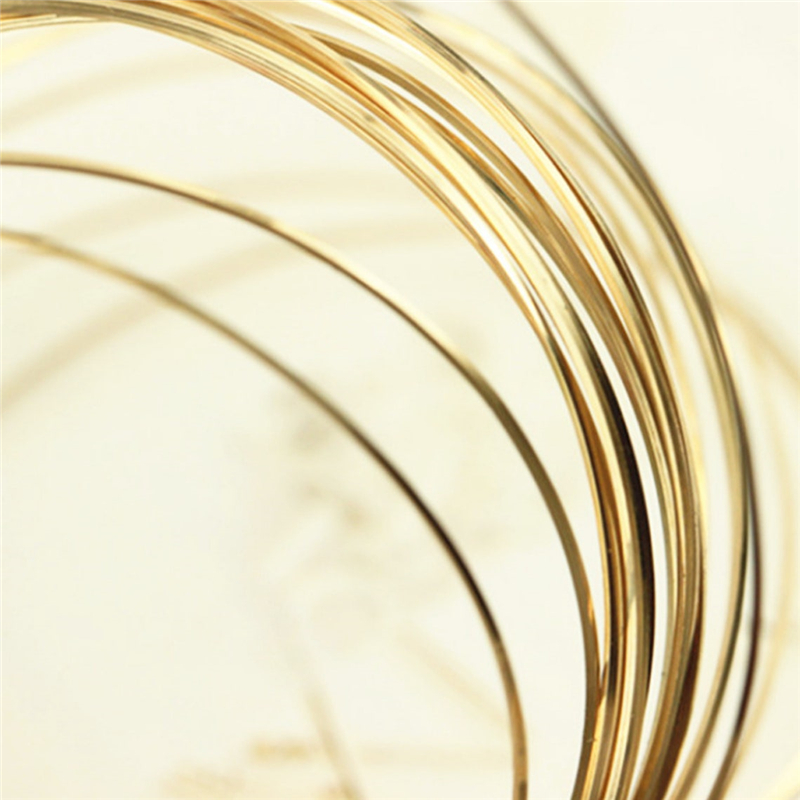 14K Gold Filled Square Wire On - Jewelry Making Gold Wire 评论和价格