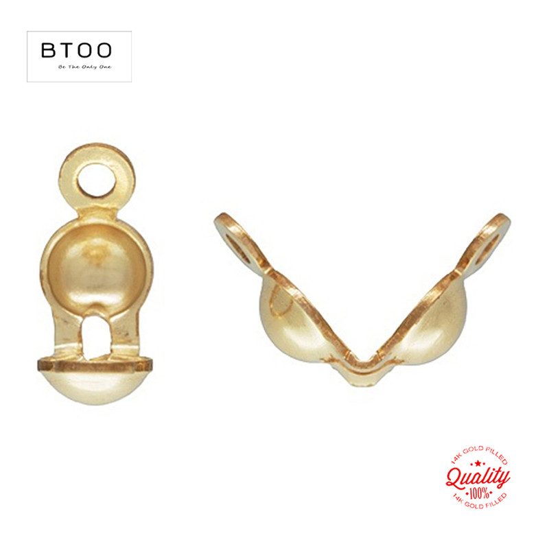 14K Gold Filled Clamshell Bead - Jewelry Making Materials Wholesale 评论和价格