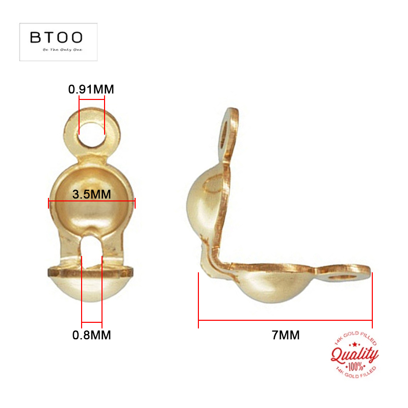 14K Gold Filled Clamshell Bead - Jewelry Making Materials Wholesale 评论和价格