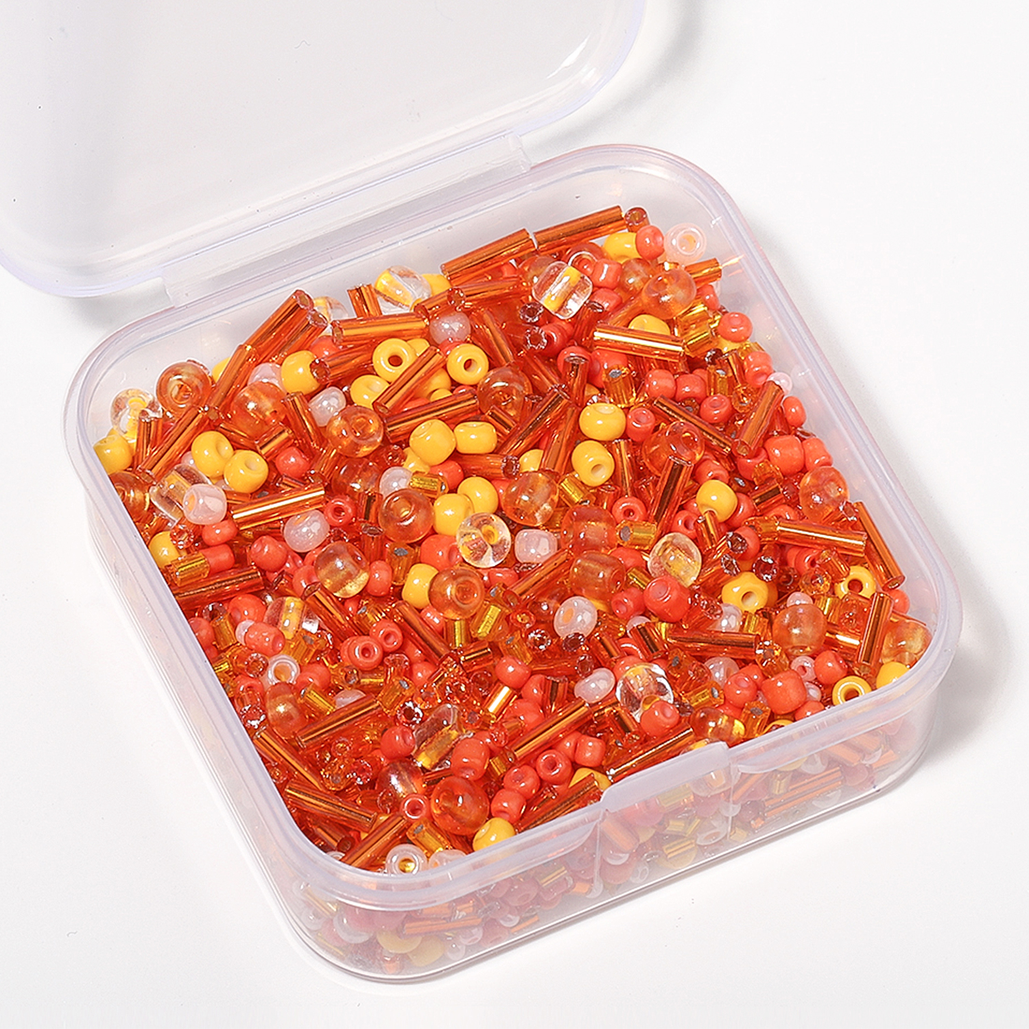 700Pcs/box Orange Japanese See - Seed Bead Tube 评论和价格