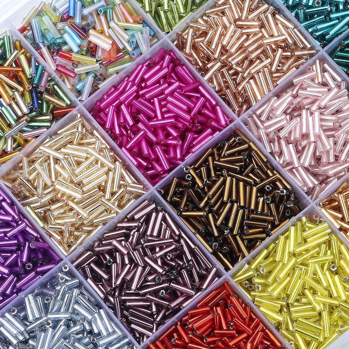 225pcs/lot Glass Seed Beads Co - Seed Bead Tube 评论和价格