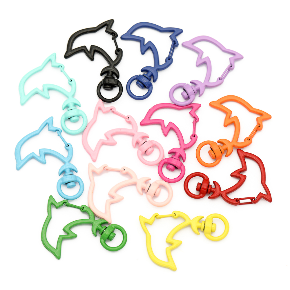 10pcs Candy Colors Metal Dolph - Jewelry Making Supplies 评论和价格