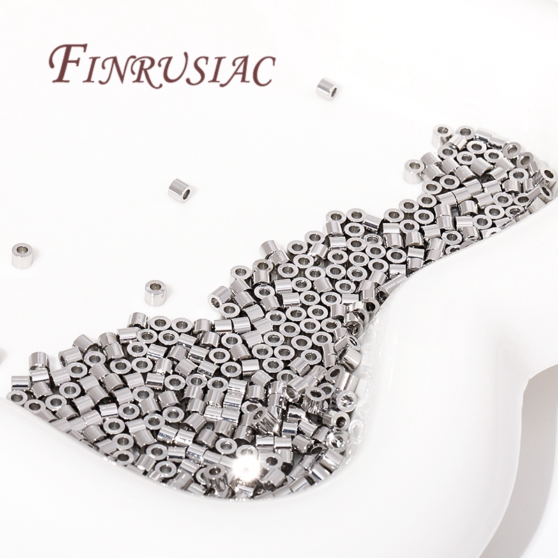 2.5*2mm Tube Beads For Jewelry - Crimp Bead Tube 评论和价格