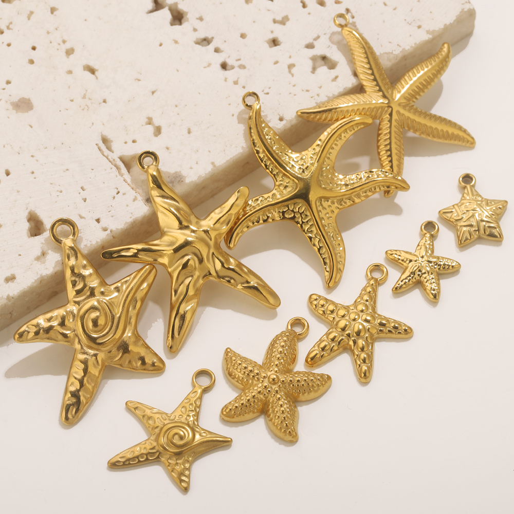 5pcs Stainless Steel Summer St - Jewelry Making Materials Wholesale 评论和价格