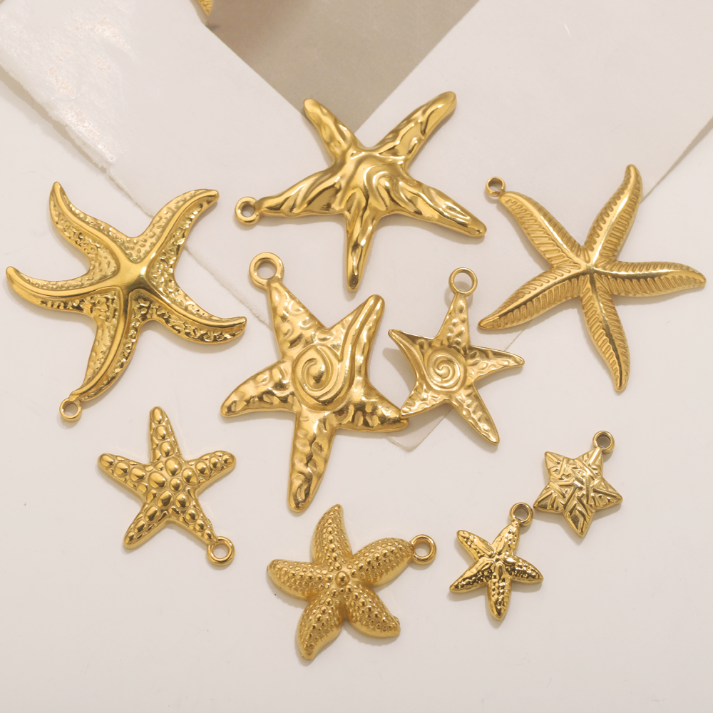 5pcs Stainless Steel Summer St - Jewelry Making Materials Wholesale 评论和价格