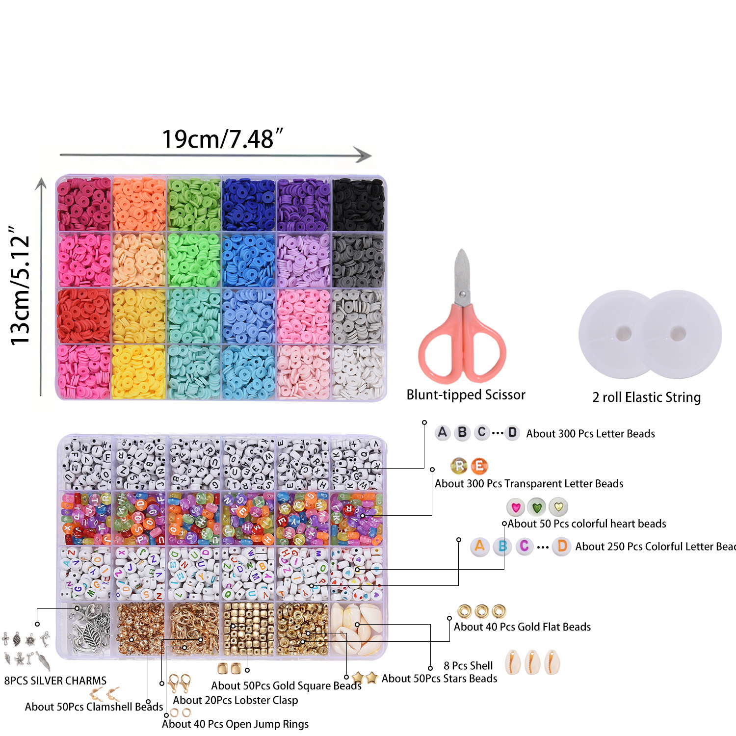 Clay Beads Bracelet Making Kit - Jewelry Making For Beginners 评论和价格
