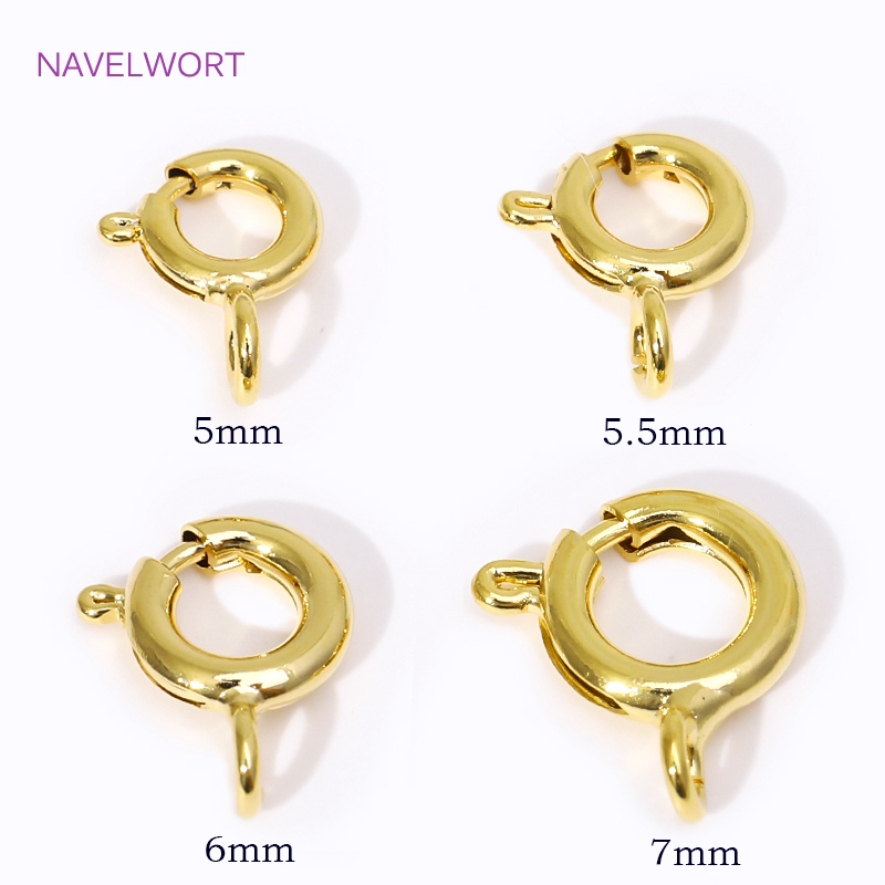 14K/18K Gold Plated Brass Spri - Jewelry Making Supplies 评论和价格