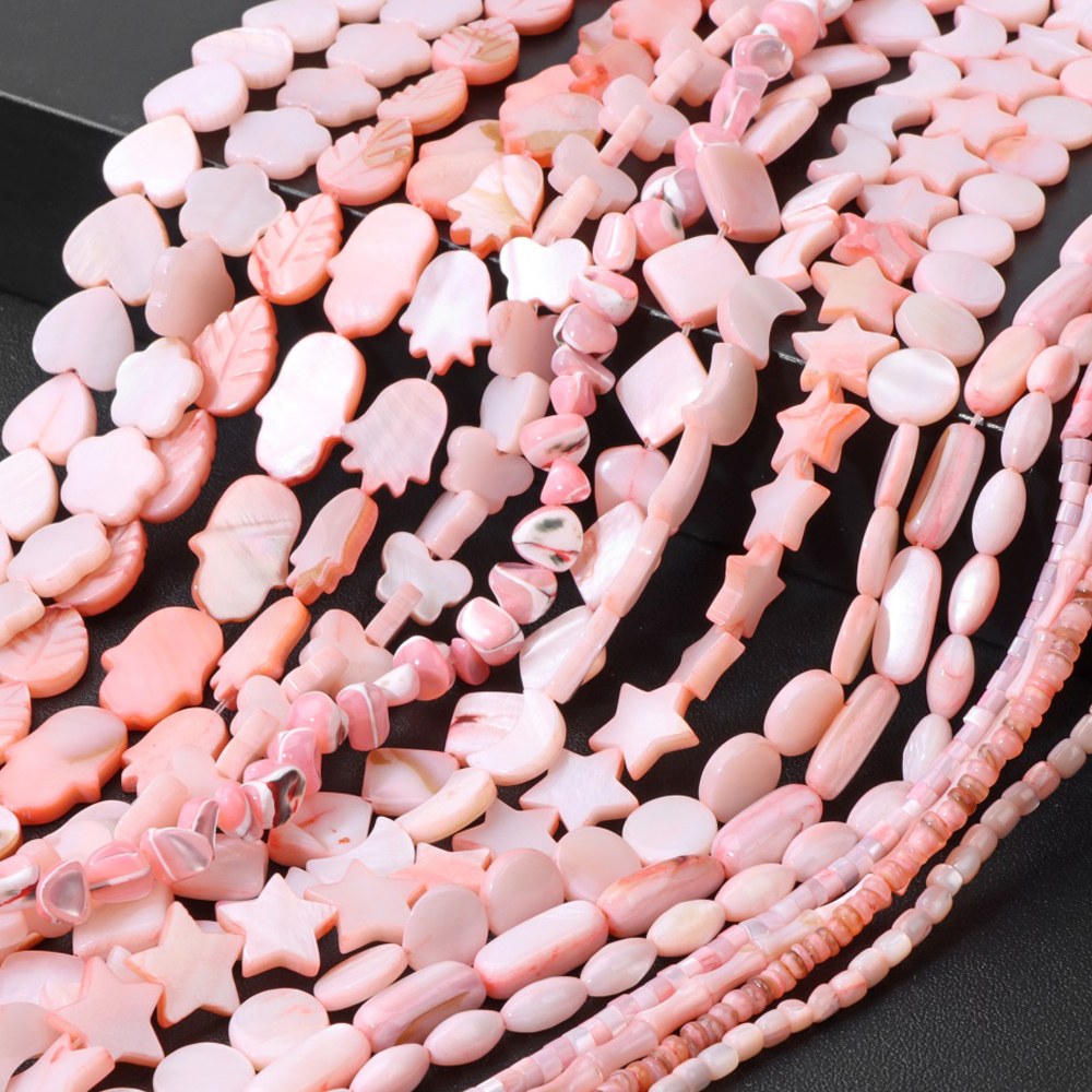 Pink Mother of Pearl Shell Bea - Seed Bead Tube 评论和价格