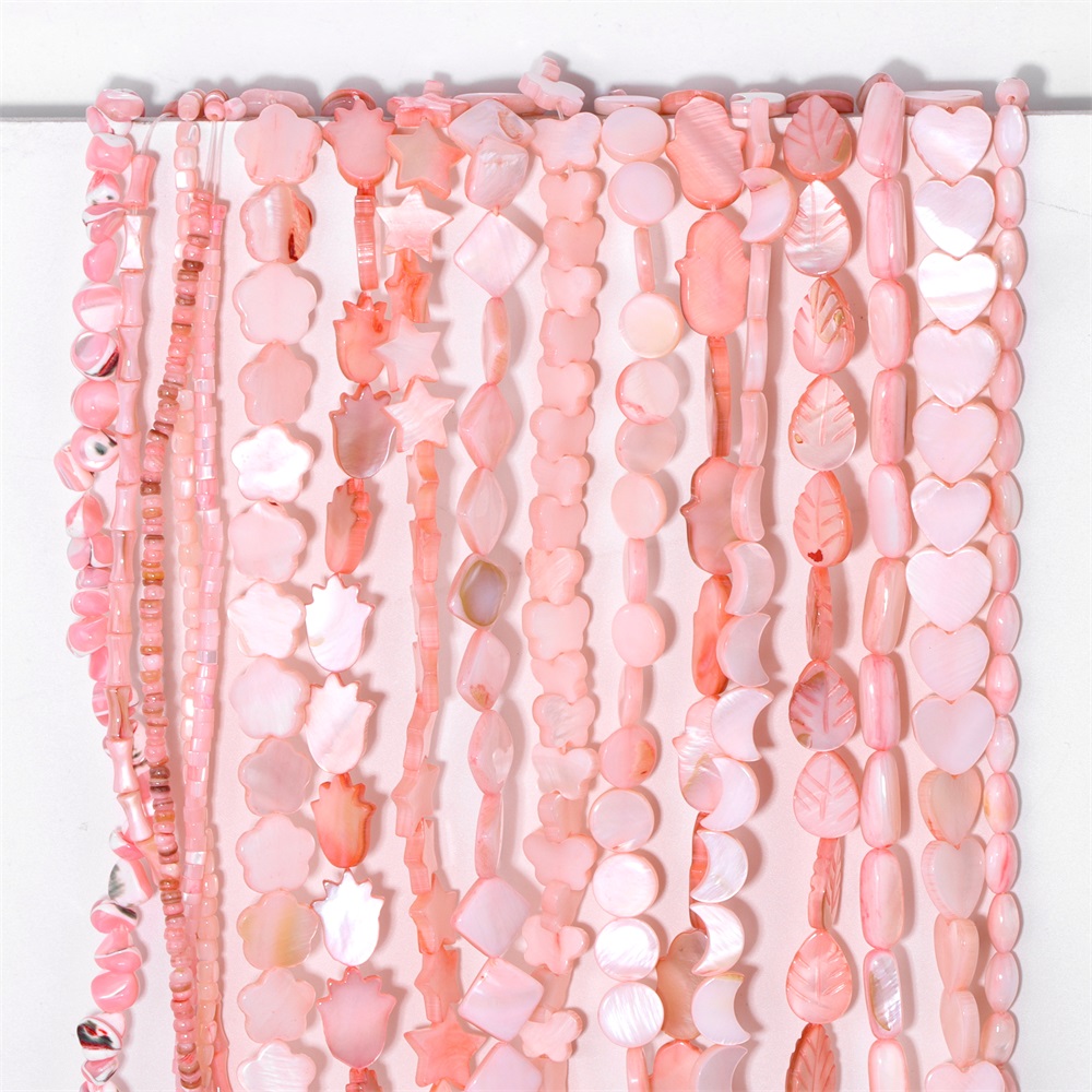 Pink Mother of Pearl Shell Bea - Seed Bead Tube 评论和价格