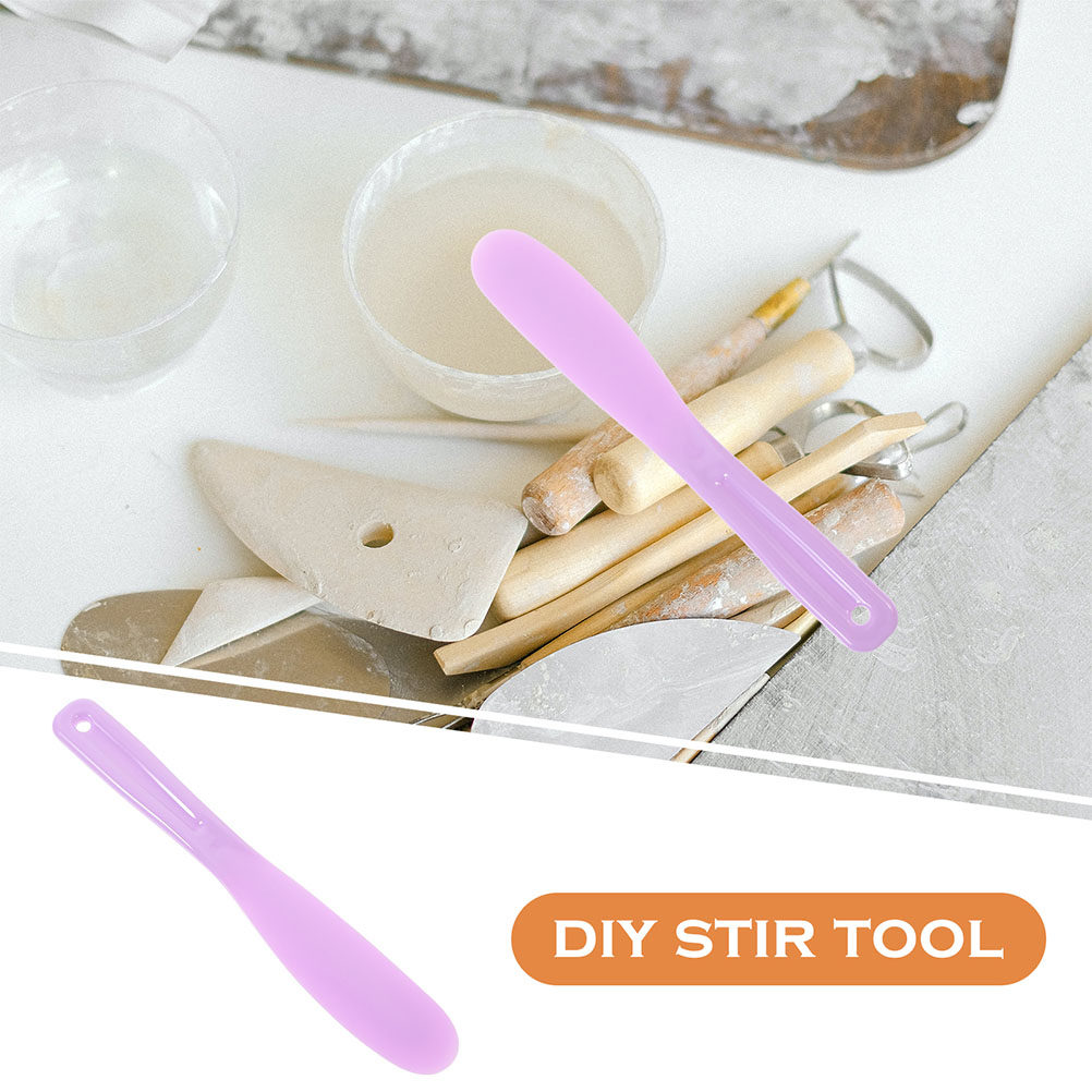 5Pcs Silicone Resin Stirring S - Jewelry Making For Beginners 评论和价格