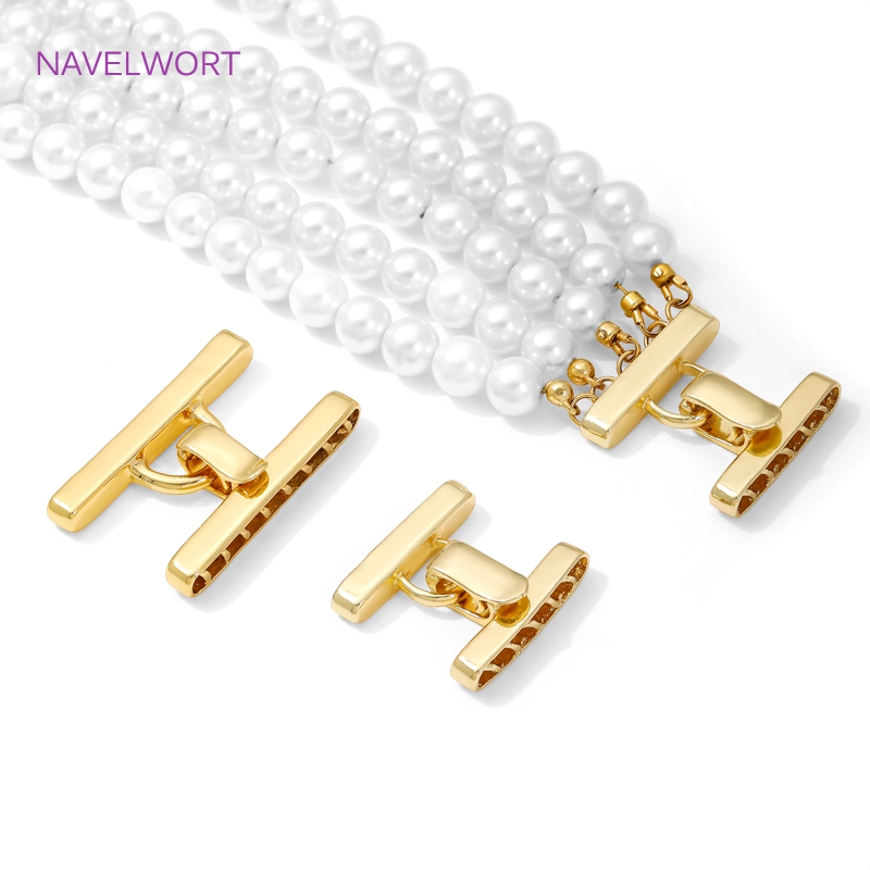 Multi Strands Necklace Clasp 1 - Jewelry Making Supplies 评论和价格