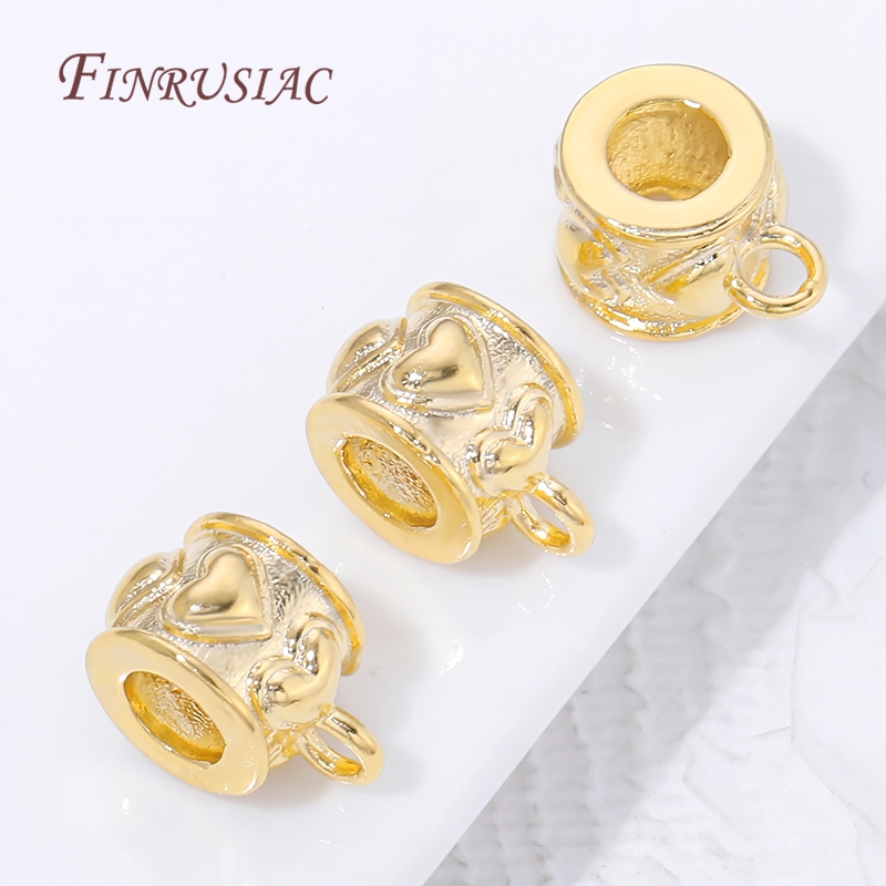 18K Gold Plated Pendant Bail C - Crimp Bead Tube 评论和价格