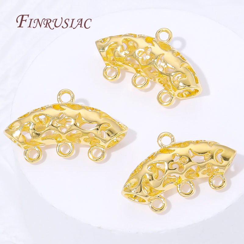 18K Gold Plated Pendant Bail C - Crimp Bead Tube 评论和价格