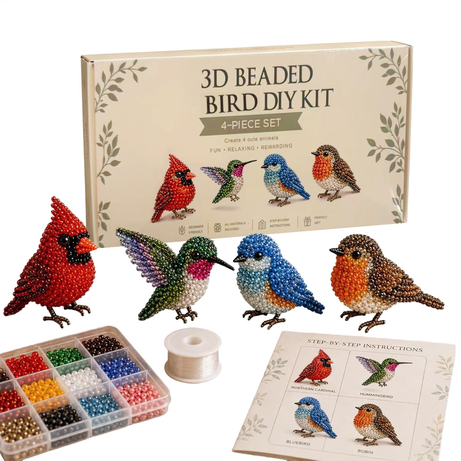 DIY 3D Beaded Animal Kit Handm - Jewelry Making For Beginners 评论和价格