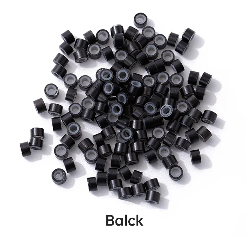 250 Pcs  Micro Silicone Lined  - Crimp Bead Tube 评论和价格