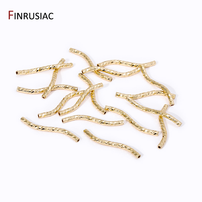 14/18K Gold Plated Brass 20/30 - Crimp Bead Tube 评论和价格