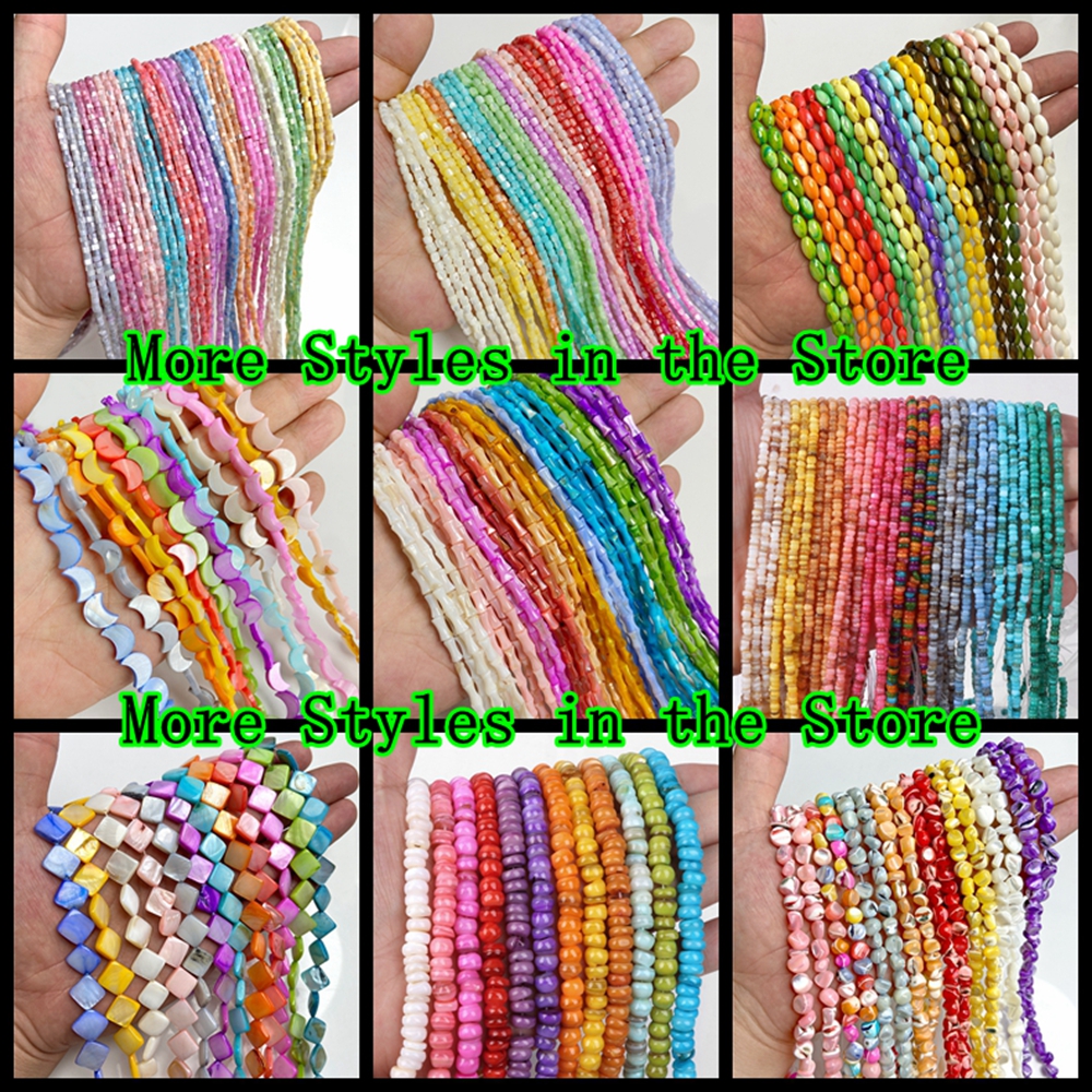 Colorful Natural Freshwater Sh - Seed Bead Tube 评论和价格