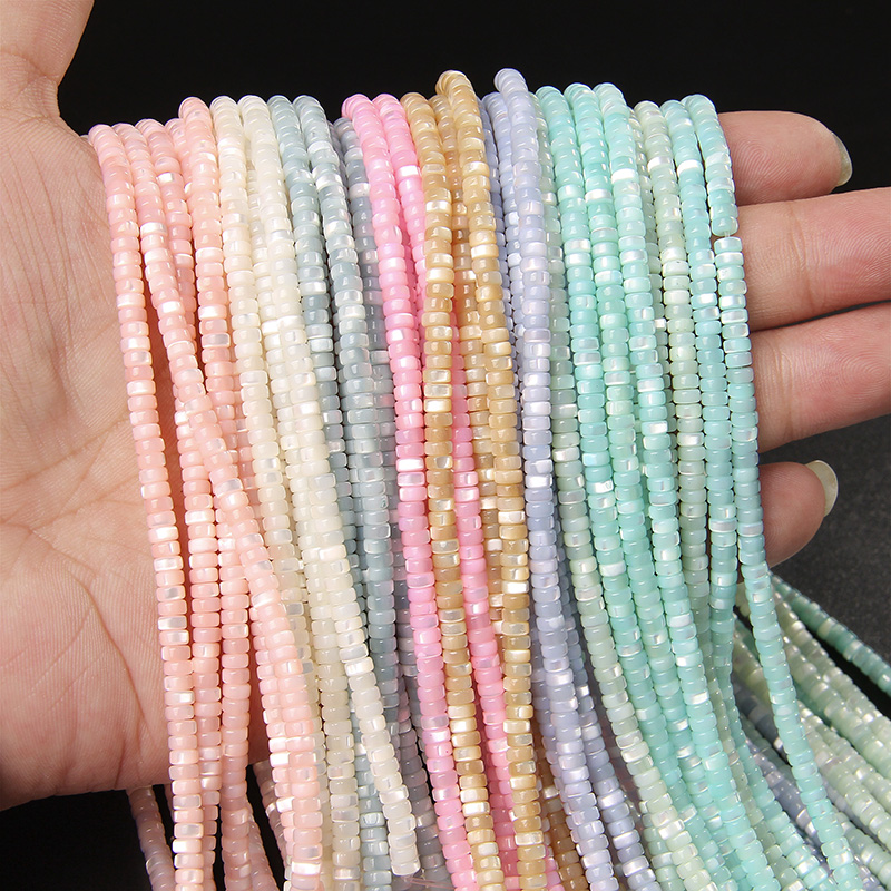 Colorful Natural Freshwater Sh - Seed Bead Tube 评论和价格