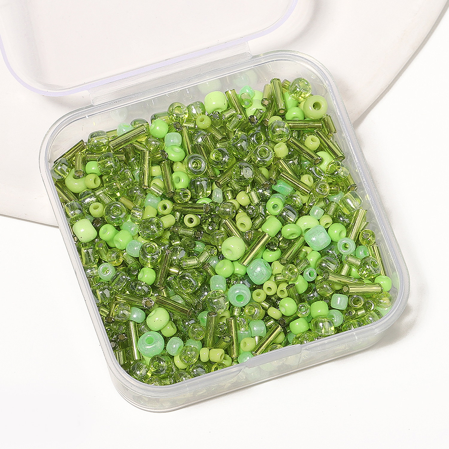 700Pcs/box Green Japanese Seed - Seed Bead Tube 评论和价格