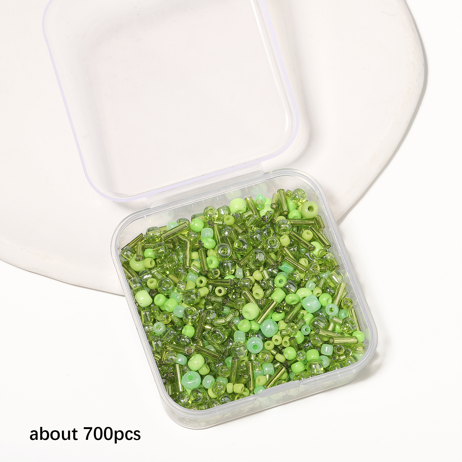 700Pcs/box Green Japanese Seed - Seed Bead Tube 评论和价格