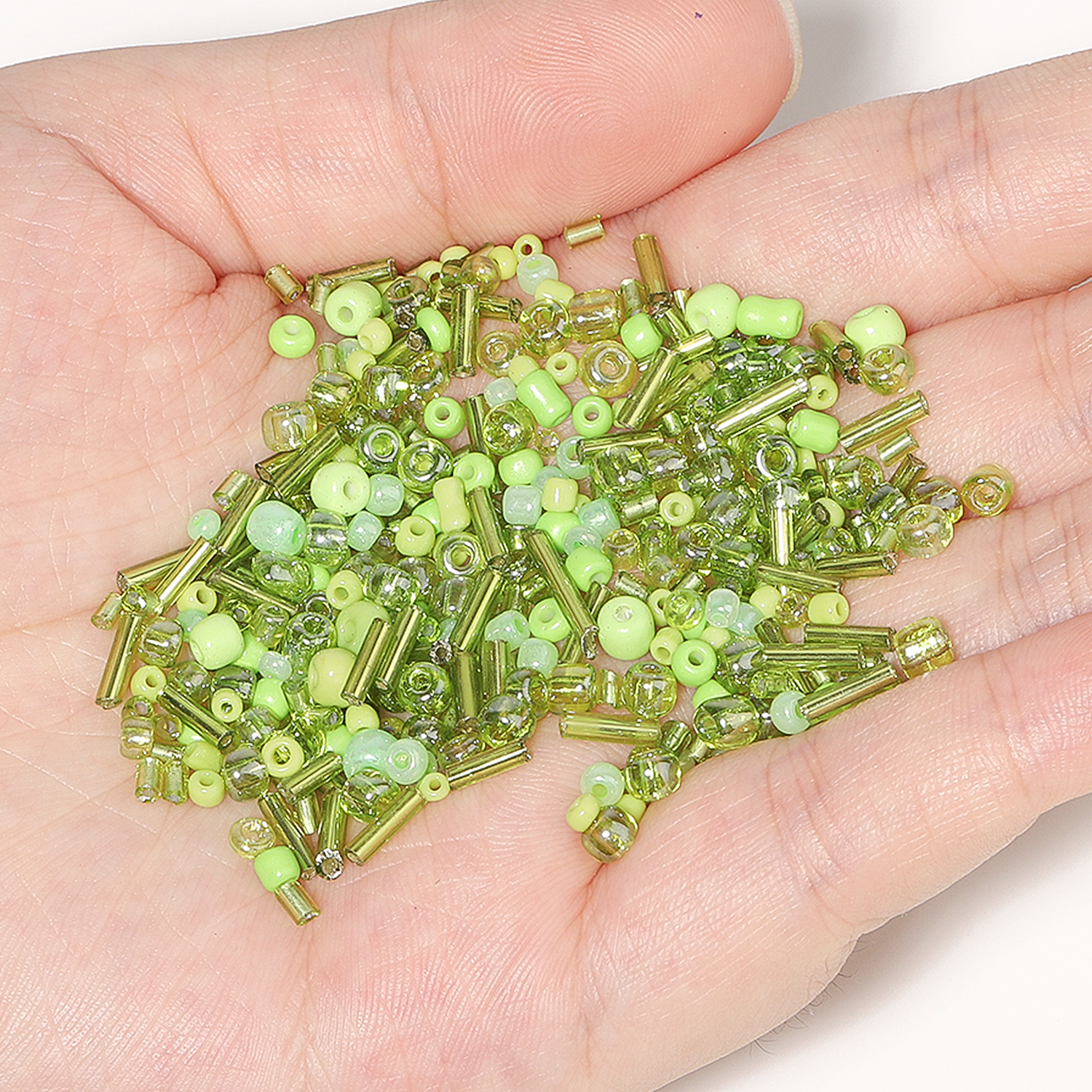 700Pcs/box Green Japanese Seed - Seed Bead Tube 评论和价格