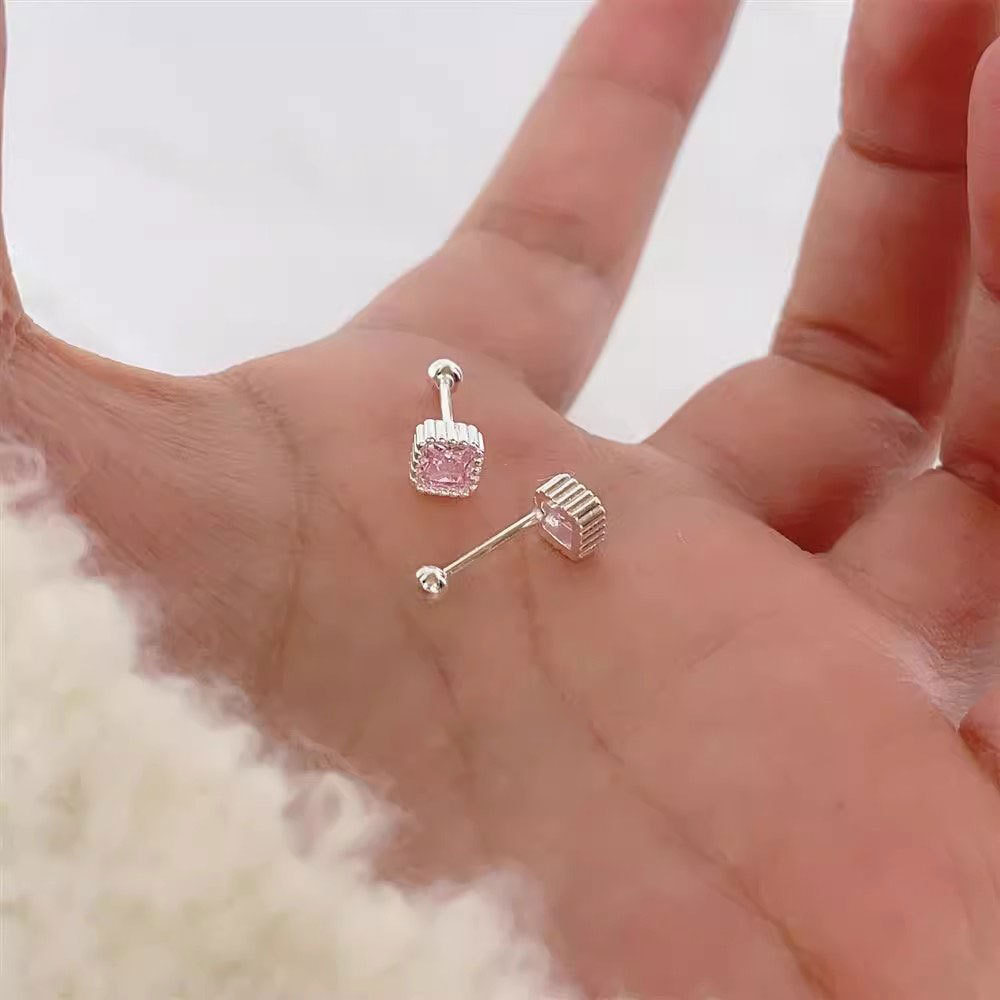 925 Silver Needle Zircon Squar - Beading Needle Fine 评论和价格