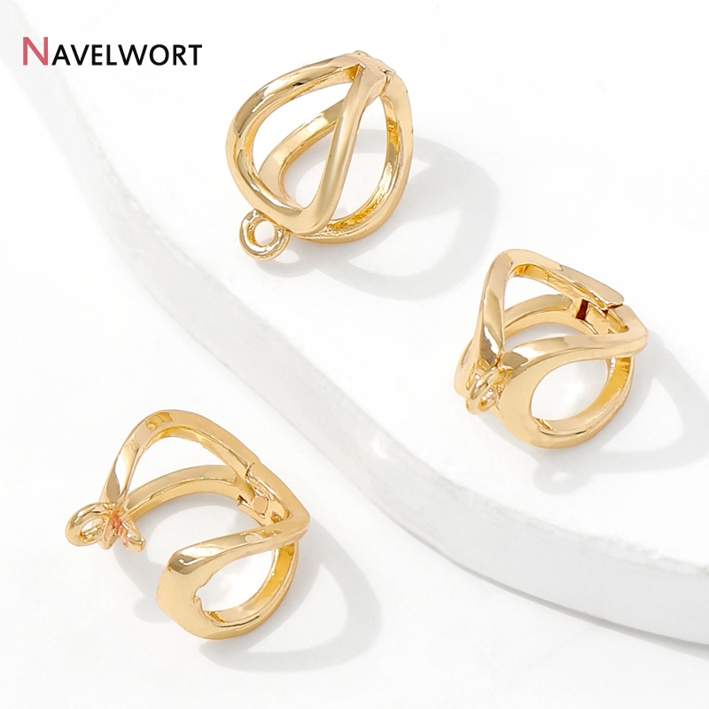 14K Gold Plated Brass Metal Ho - Jewelry Making Supplies 评论和价格