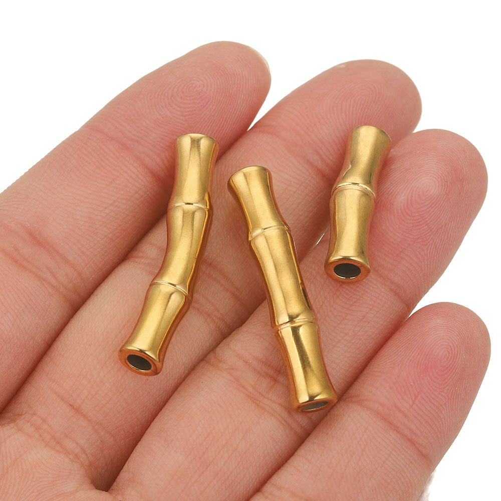 5pcs Stainless Steel Connector - Crimp Bead Tube 评论和价格
