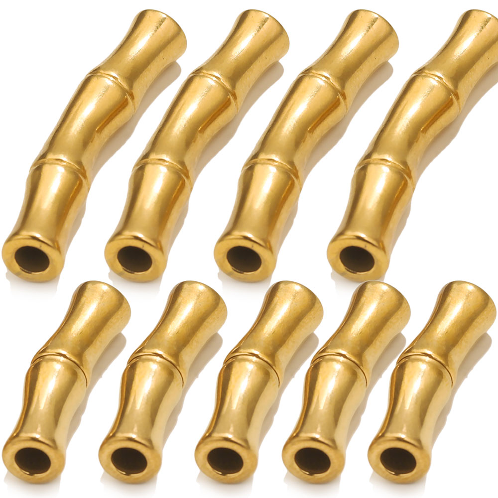 5pcs Stainless Steel Connector - Crimp Bead Tube 评论和价格