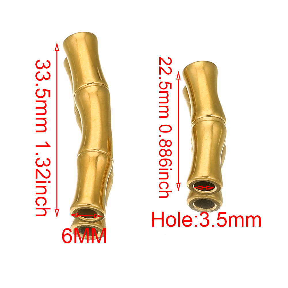 5pcs Stainless Steel Connector - Crimp Bead Tube 评论和价格