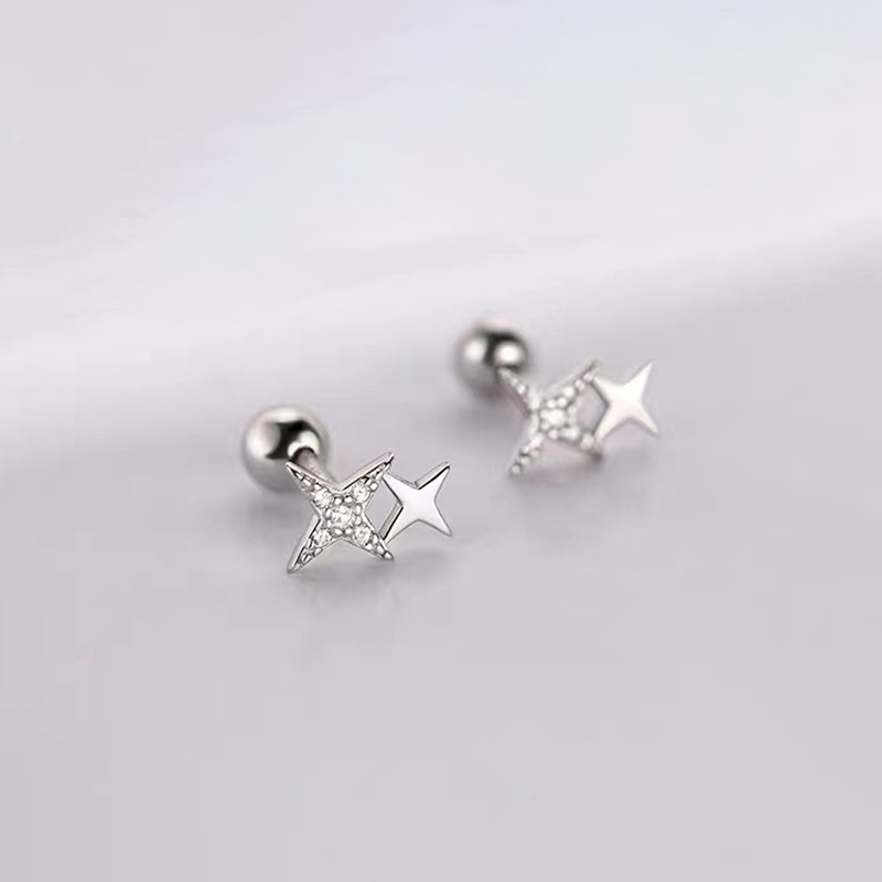 925 Silver Needle Zircon Star  - Beading Needle Fine 评论和价格