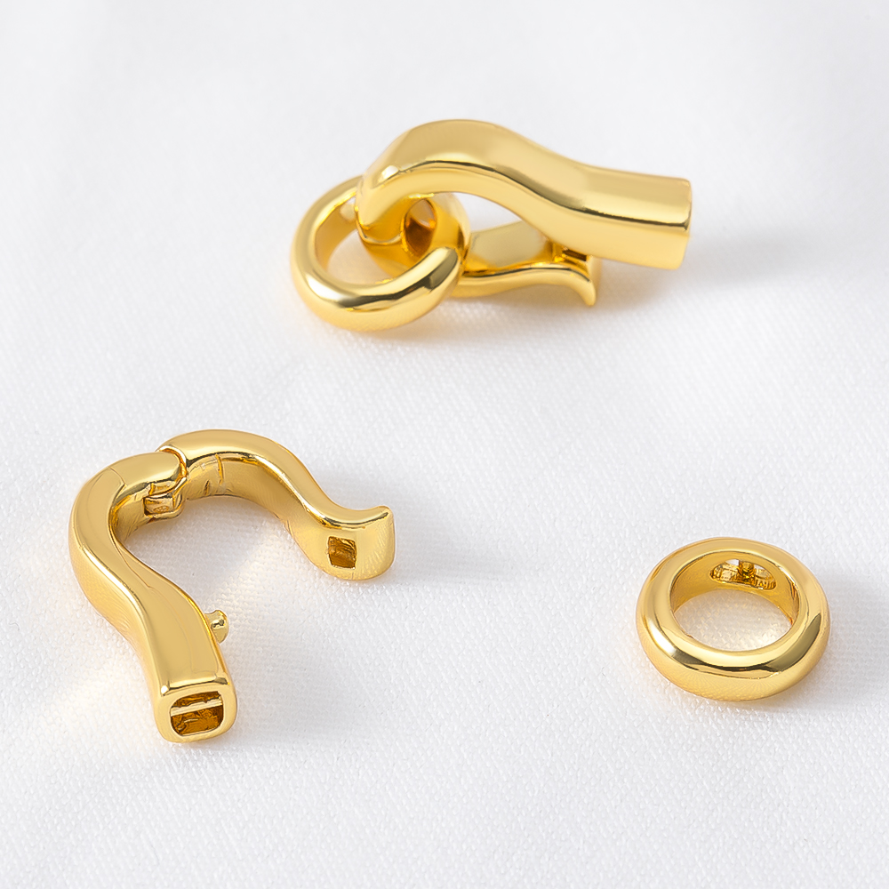 2pcs 4pcs 18K Gold Plated Bras - Jewelry Making Gold 评论和价格