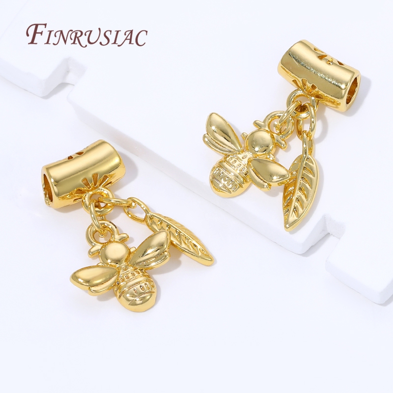 2/4/8Pcs 18K Gold Plated Bail  - Crimp Bead Tube 评论和价格