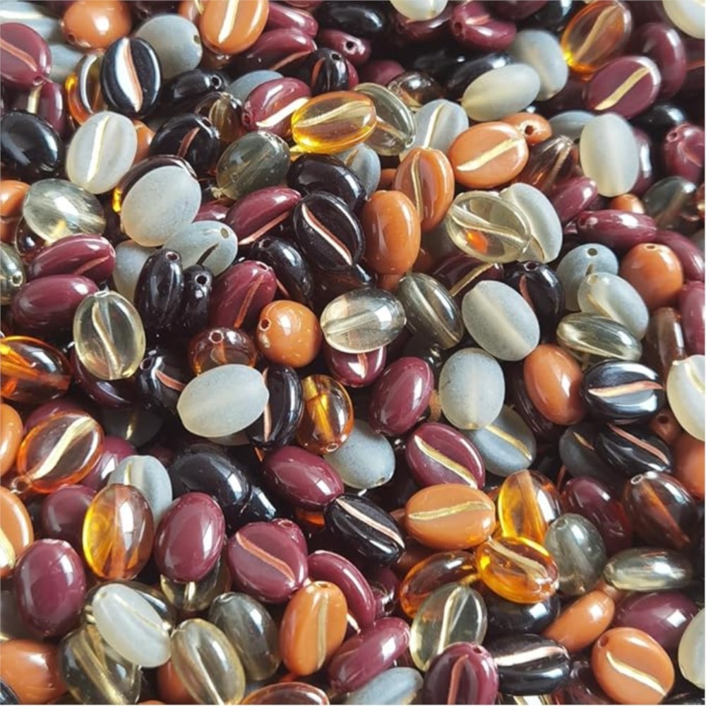 30Pcs/Lot 11x8mm Acrylic Coffe - Jewelry Making Materials Wholesale 评论和价格