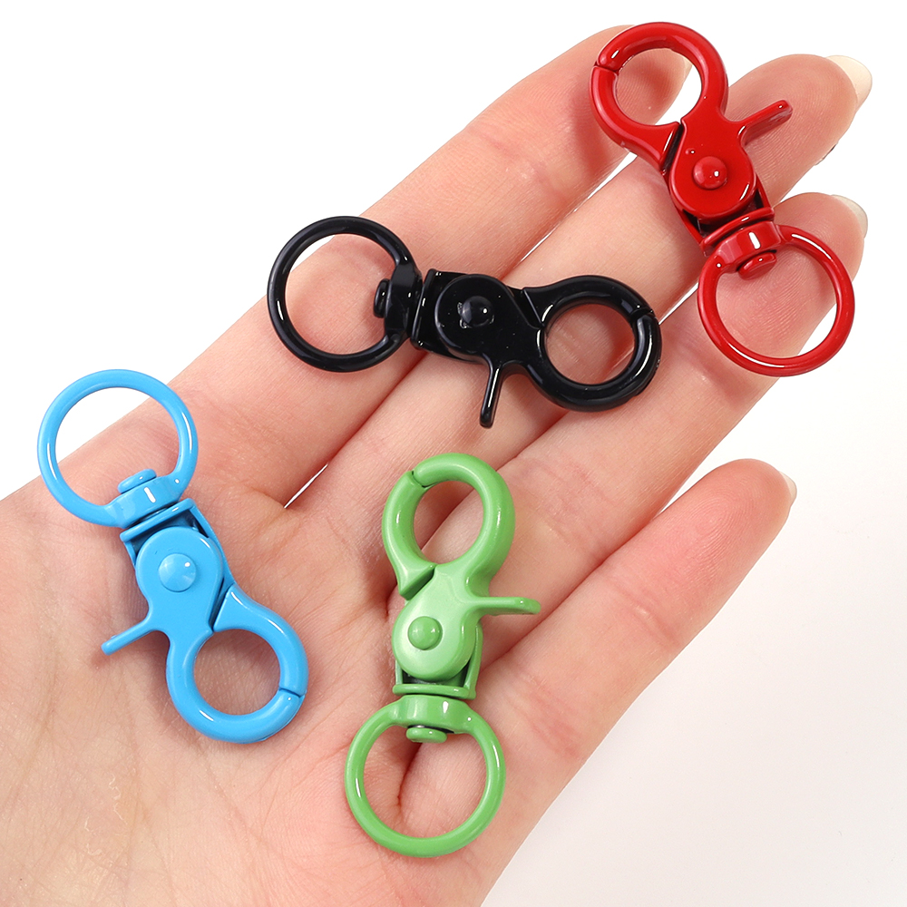 5Pcs/Lot Colorful Swivel Lobst - Jewelry Making Supplies 评论和价格