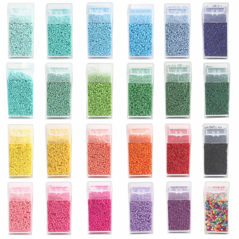 1000/3000pcs 2mm Czech Glass S - Seed Bead Tube 评论和价格